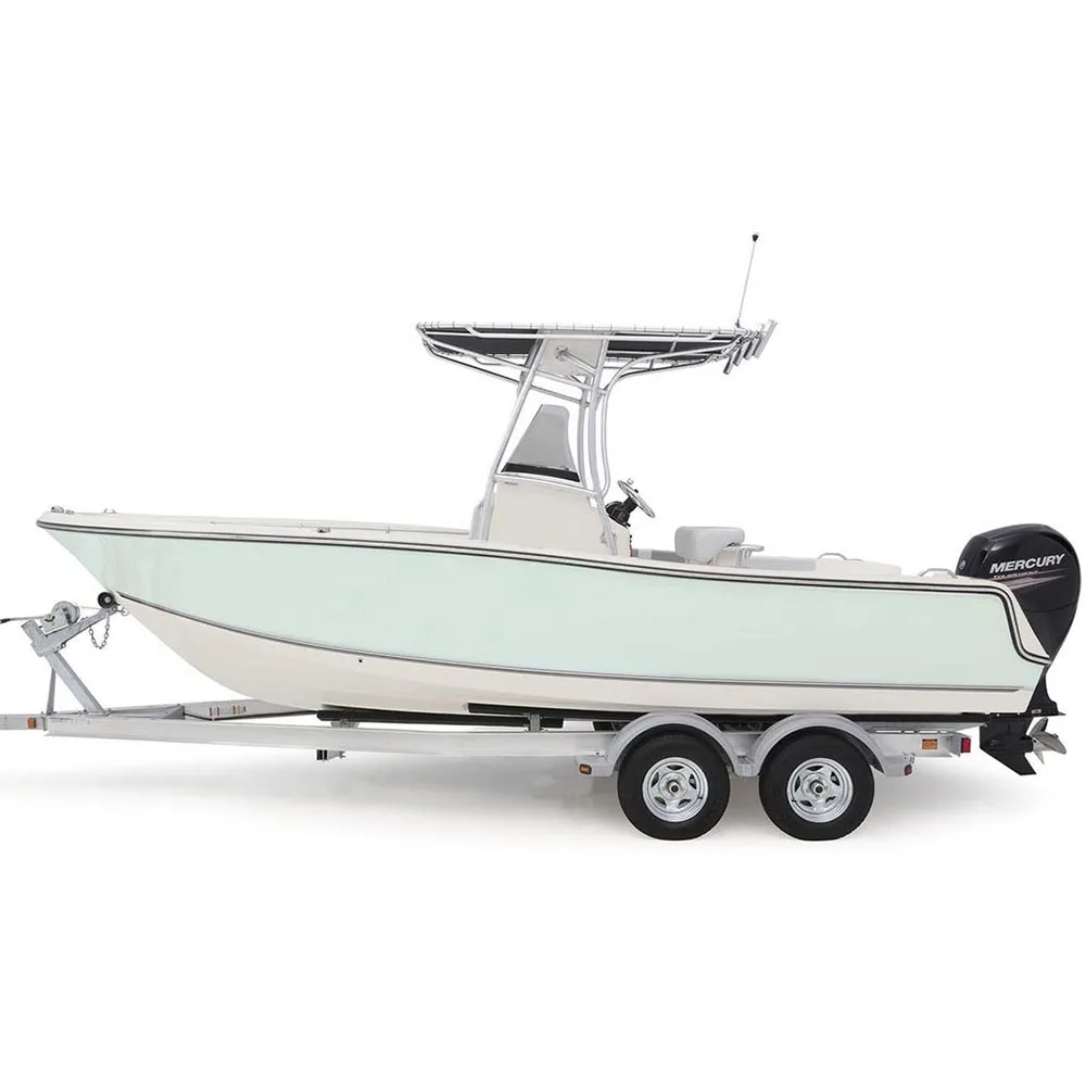 21ft CE Certified Welded Aluminum Work Boats with Center Console for Saltwater Fishing Sport Yachting Drifting Outdoor Activity