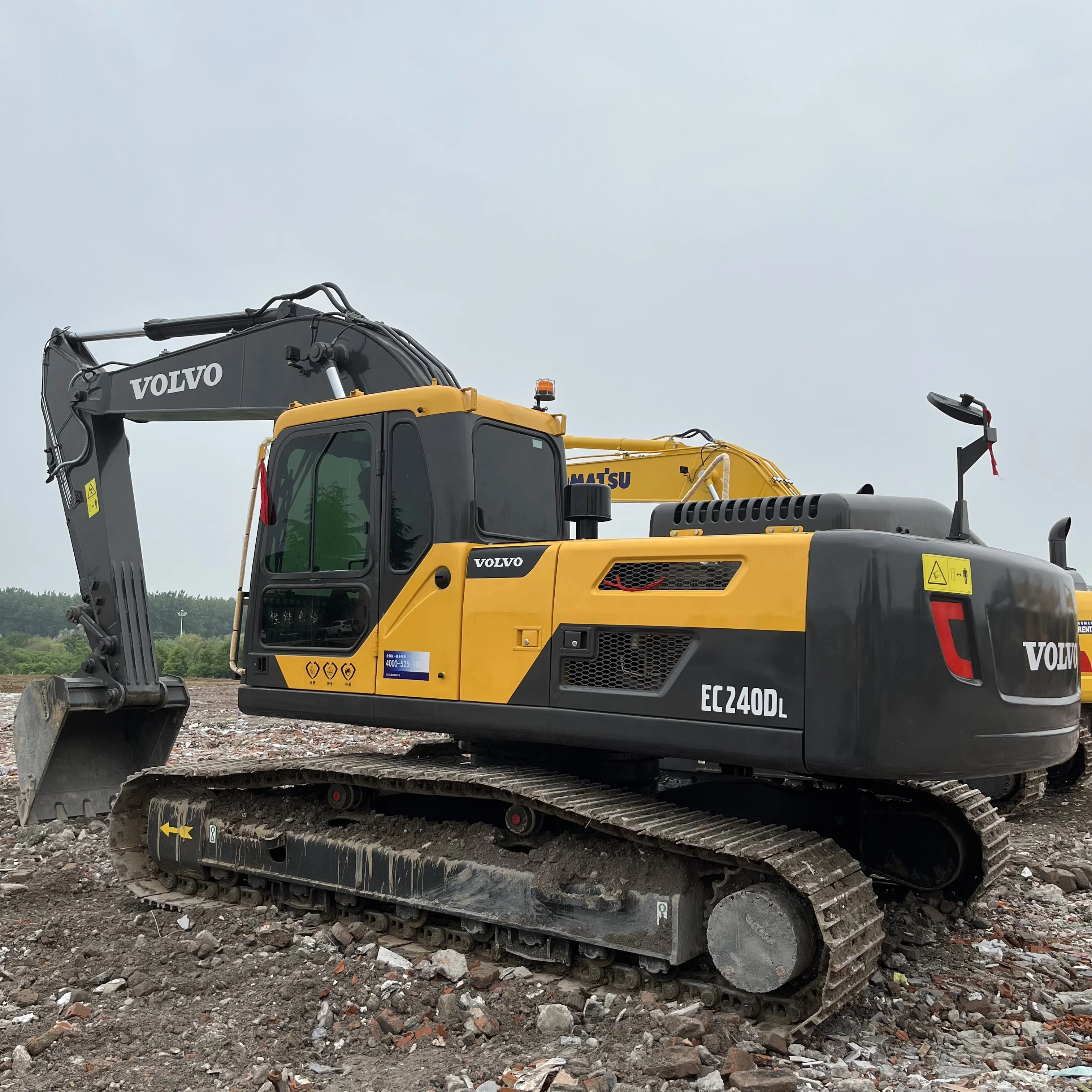 Used Korea Volvo EC240D excavator,24ton medium hydraulic crawler backhoe excavator,EC240 harga earth-moving excavator Volvo baru