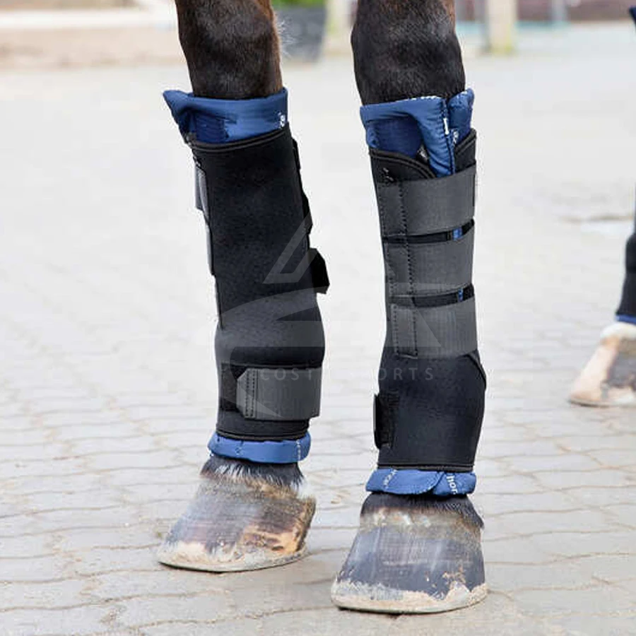 Hot Selling Best Design Horse Travelling Boots Made With Polyester Material And Mesh Chaps For Sale