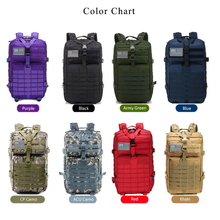 AYPPRO Custom 45L Tactical Molle Backpack Unisex 3 Day Assault Pack with Anti-theft Multi-functional Bugout Rucksack for Hunting