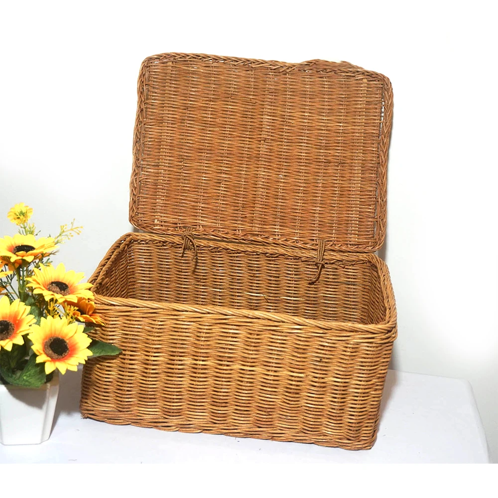 Best Price Eco Friendly Handmade 100% Natural Material Good Price Customized Order Fashionable Rattan Basket From Vietnam