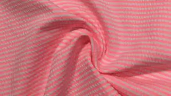 Durable Cotton Canvas Seer Sucker Fabric For Washable Cotton Yarn Dyed Fabric With Custom Color Design Cotton Seer Sucker Fabric