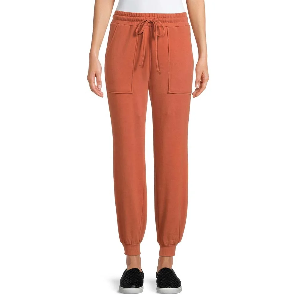 Wholesale Premium quality Ladies Leisure Wear Active wear Winter Joggers Elastic Waist Cotton Fleece Sweatpants