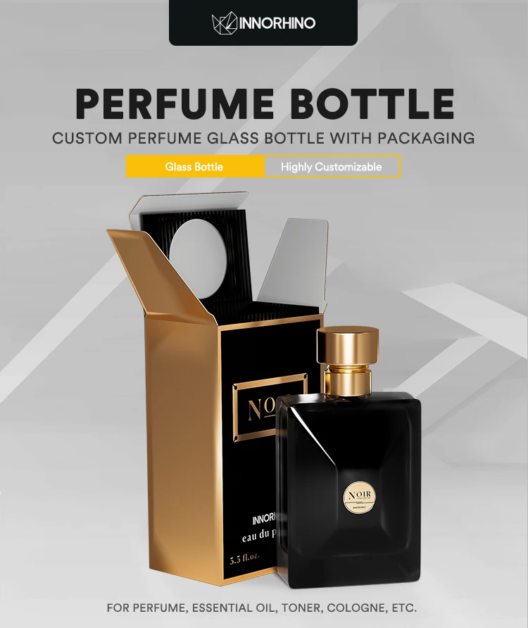 Empty Glass Perfume Room Spray Bottle 15ml 30ml 50ml 100ml INNORHINO