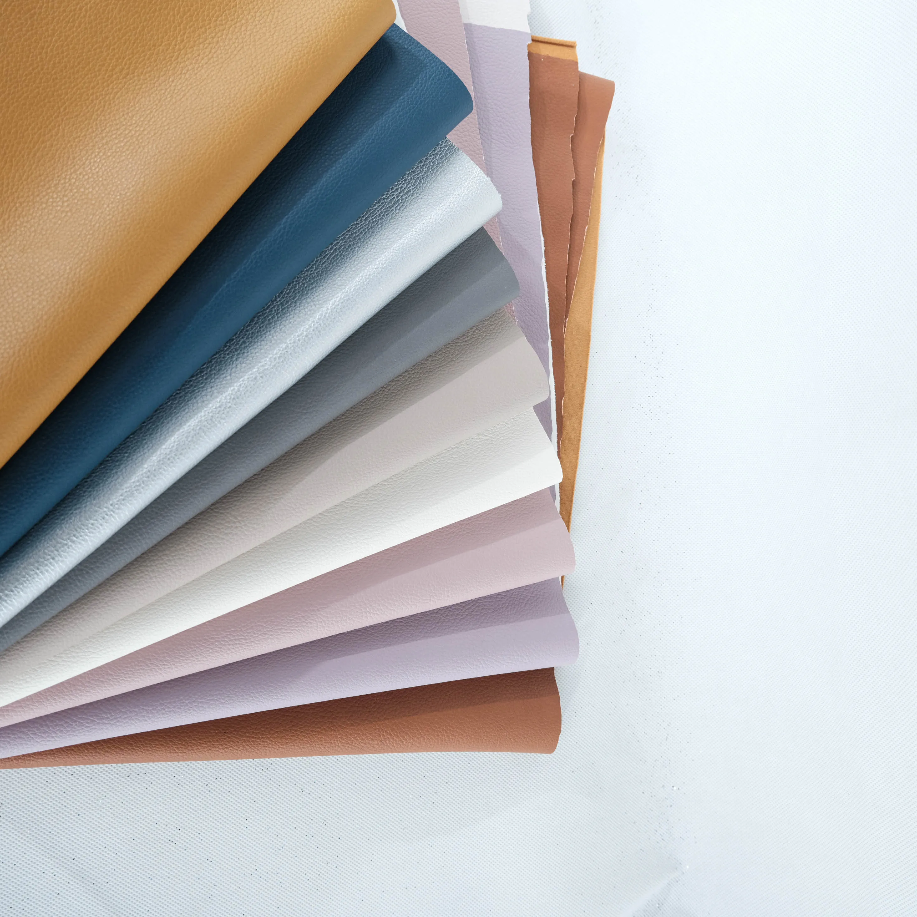 Vegan colorful waterproof jewellery lining pu synthetic leather fabric