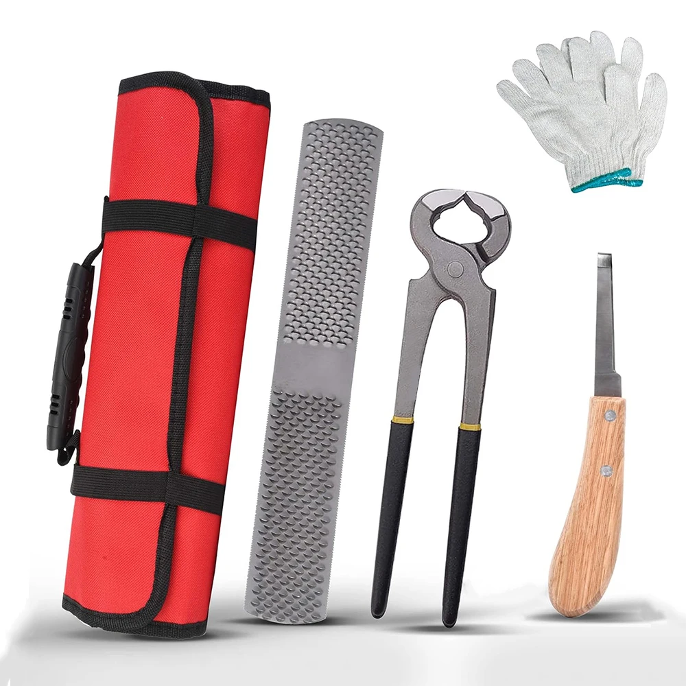 Professional Double Sided Stainless Steel Hoof Rasp Files Veterinary Instruments for Horse Hoof Cleaning tool manicure kits