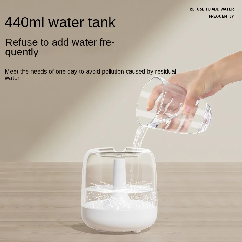 Luxury High Household USB large spray 440ml   7 color silent mini water lamp humidifier Aromatreatment diffuser