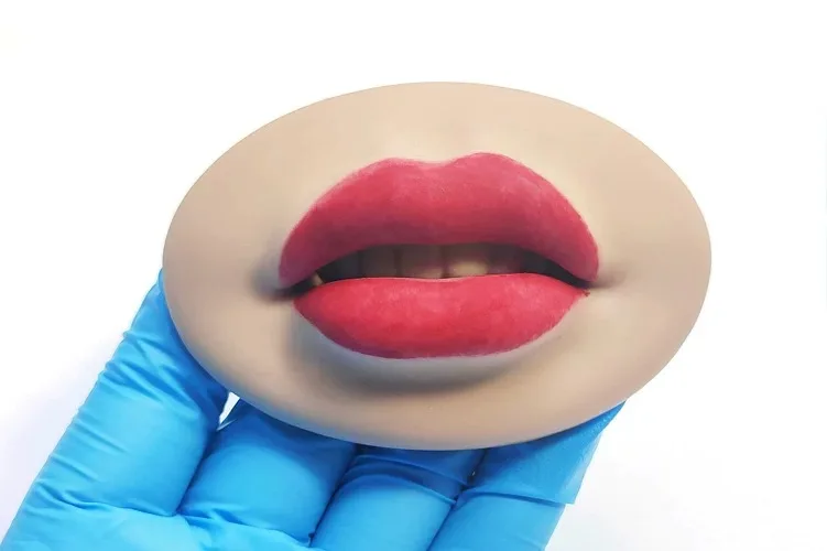Ready Stock Silicone Lips Model Practice Display Lip Mold For PMU Microblading Academy Training