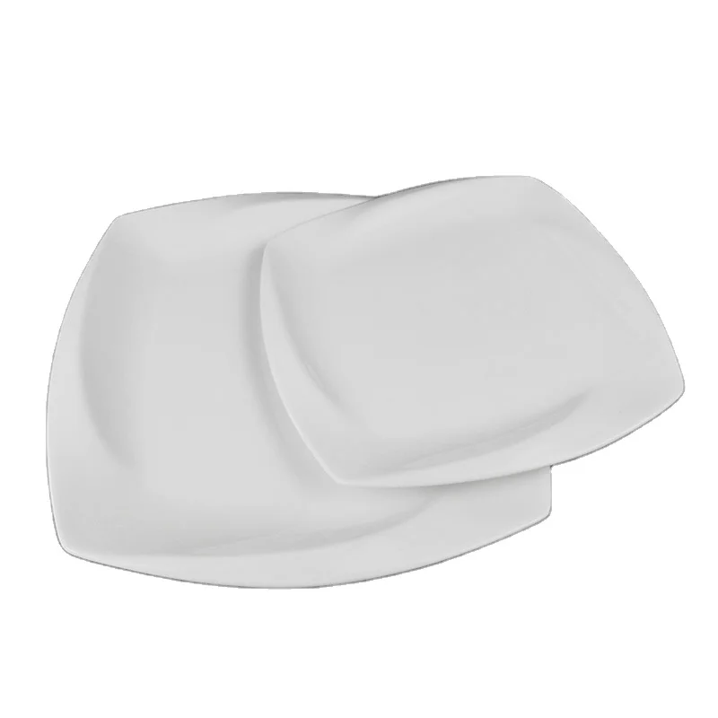 China plates Dinner Plate Square Plates for Restaurants