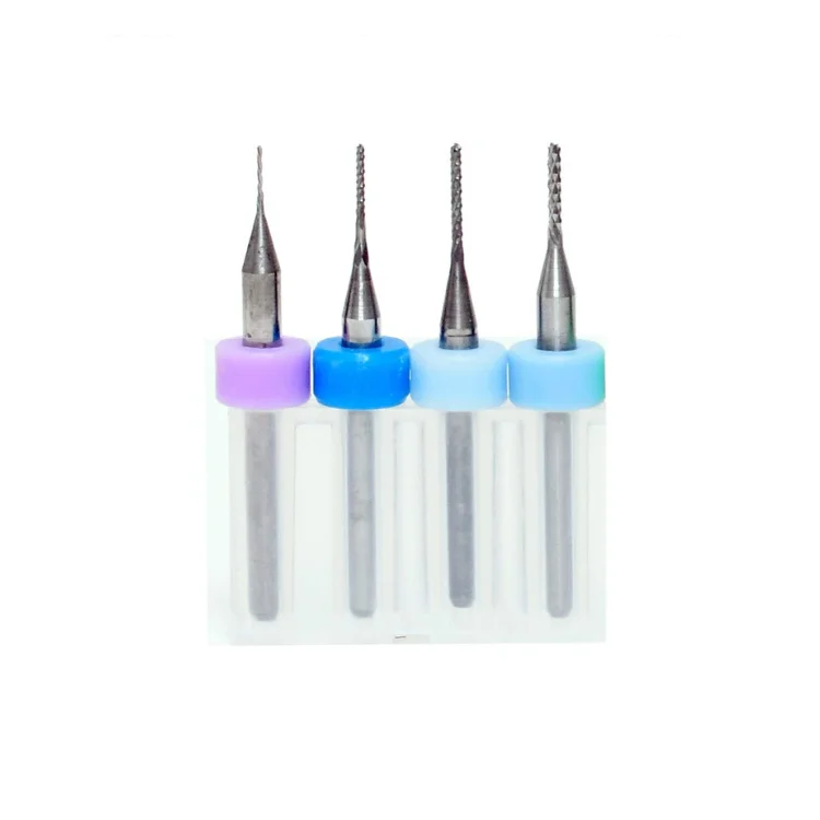 Pcb Drill Bit 0.30*1MM PCB Machine 1/8 Shank Engraving Bits Drilling Hole Tool Carbide Micro End Mill Engraving  CNC Router Bits