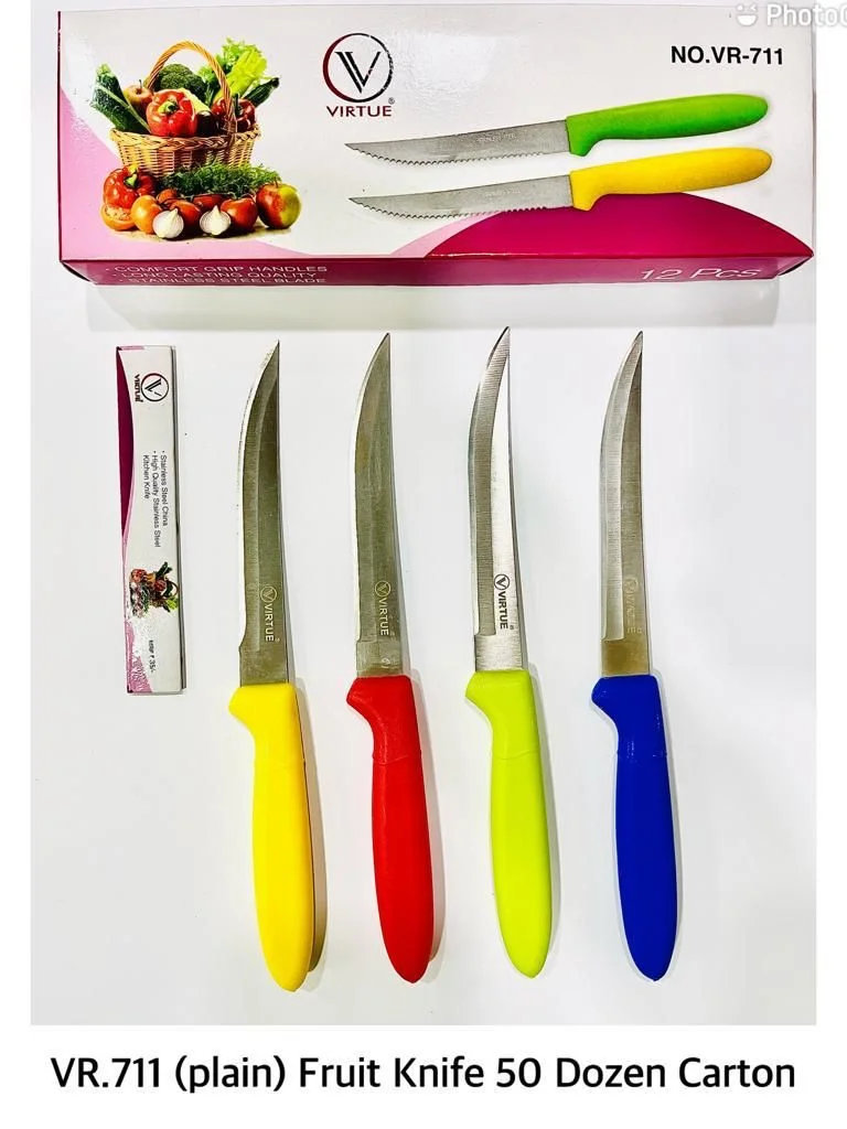 Buy Plain Fruit Knife with Customized Colored Available Knife For Sale By Indian Manufacturer Low Prices