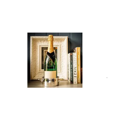 Aluminum Wine Bottle coaster with Handle Medium Size Hot Selling Aluminum Wine Bottle Coaster for Manufacture From India
