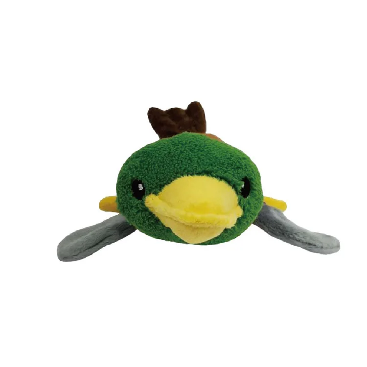 Superior Quality Cute Plush Duck Dog Pet Chew Toy Plush Animal Shape Non Toxic For Dogs