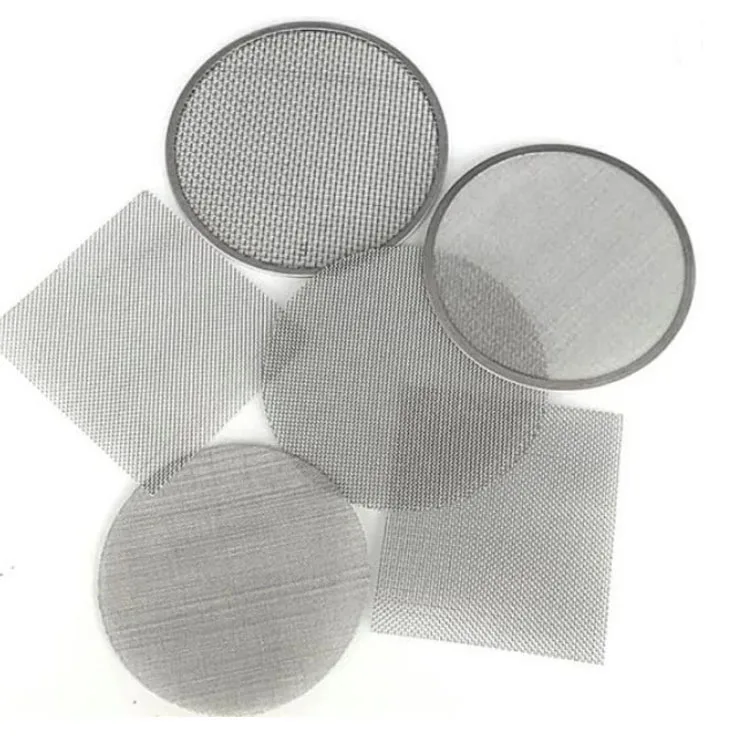 Production Single-Layer Multi-Layer Micro Metal Filter Stainless Steel Wire Mesh Screen Filter Discs