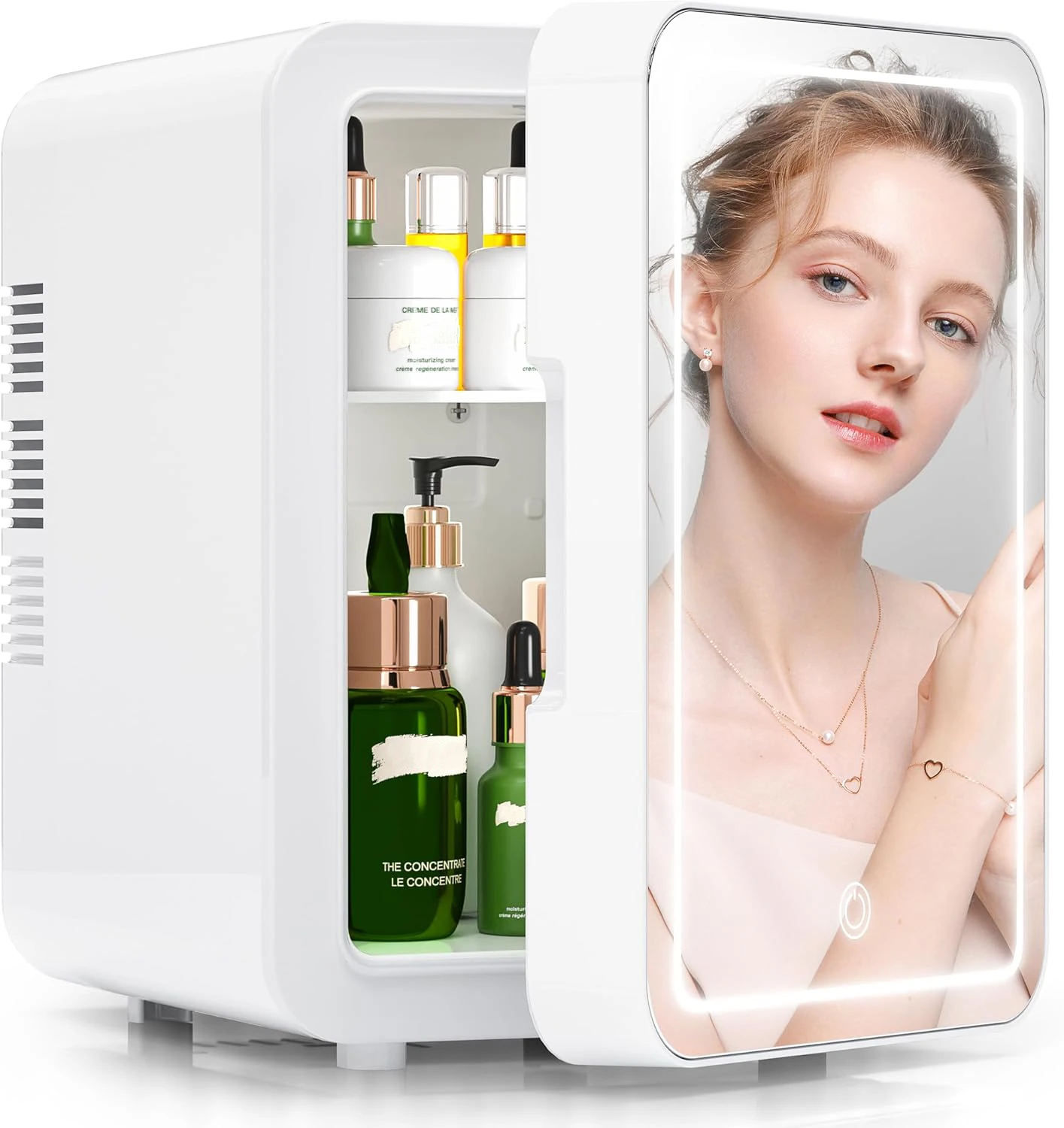 4L Mini Fridge Cooler Warmer Compact Refrigerator for Cosmetics Drinks Mini Skin Care Fridge