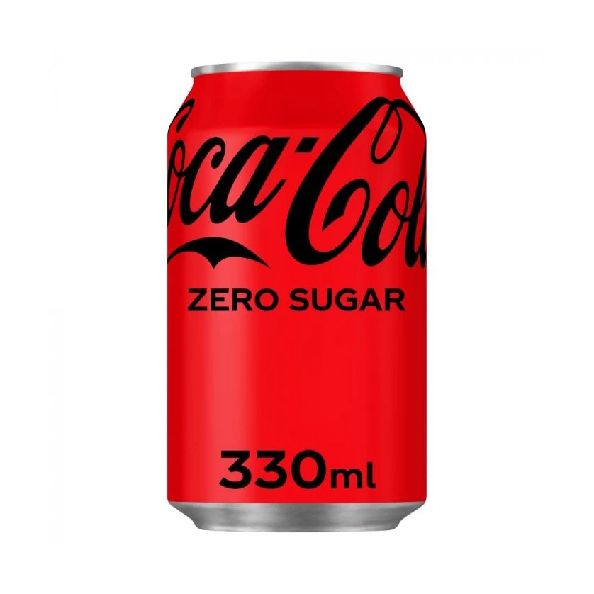 Coca Cola Zero No Sugar Can 330ml x 24 Can Carton Pack Coca-cola Coke Soft Drink