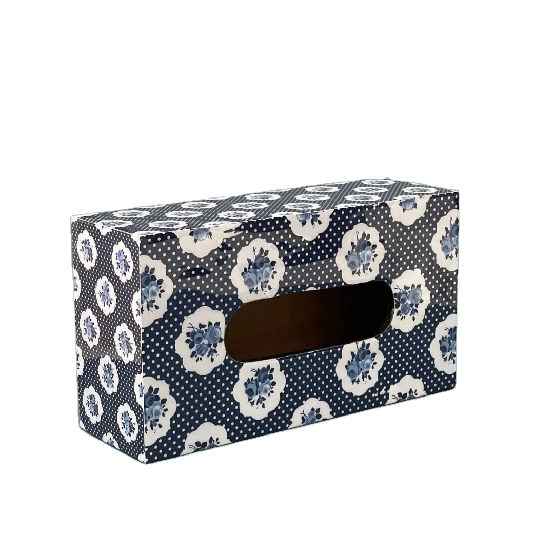 Direct Factory Supply New Design MDF Tissue Paper Holder Enamel and Napkin Holder Decorative Tableware for Bulk Buyers