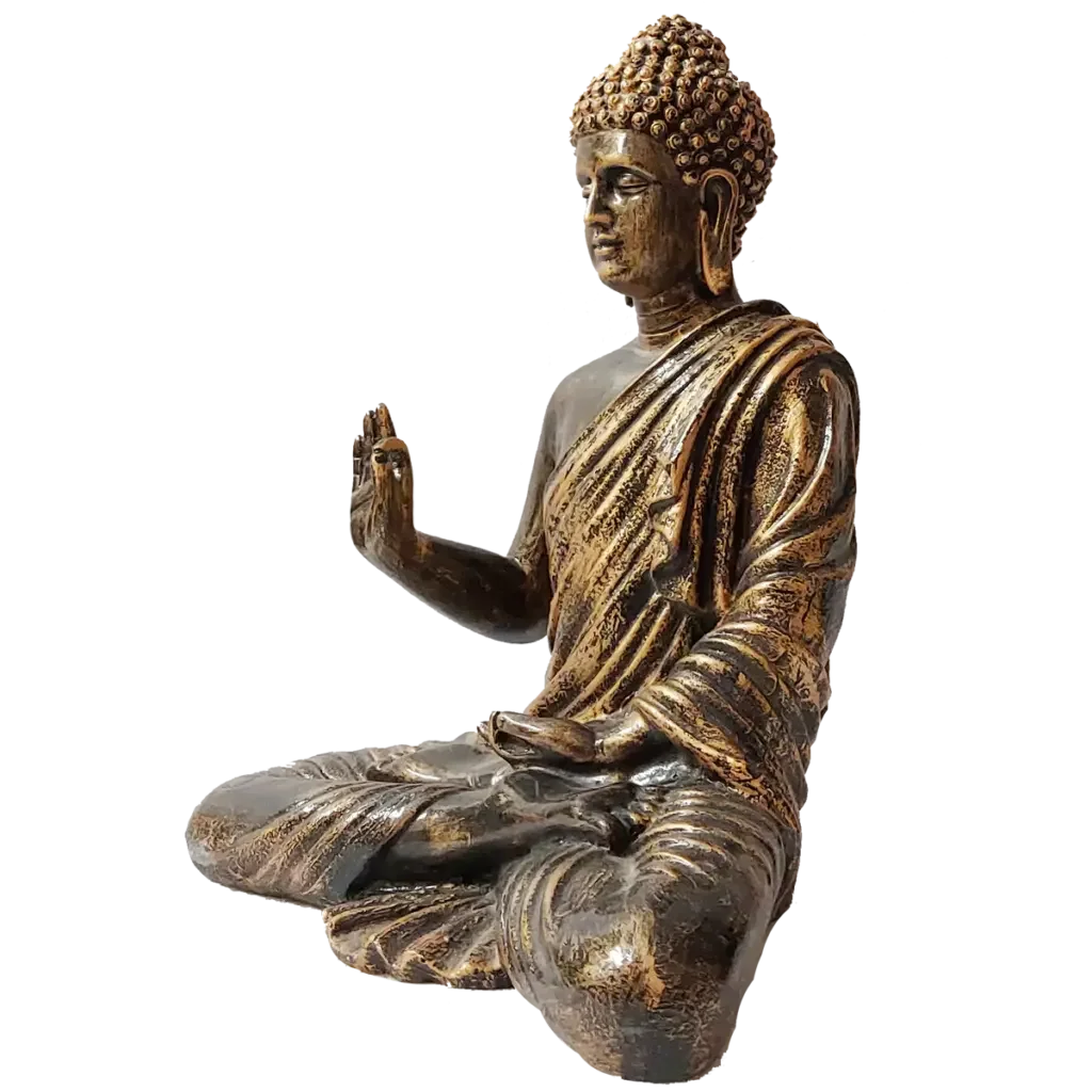 Export Quality Garden Decor Meditating Golden Large Buddha Statue for Sale Buddha Statues Molds