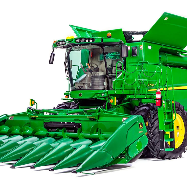 CE Approved Professional Agricultural Self-Propelled Crawler Type Maize Corn Wheat Rice Grain Combine Harvester