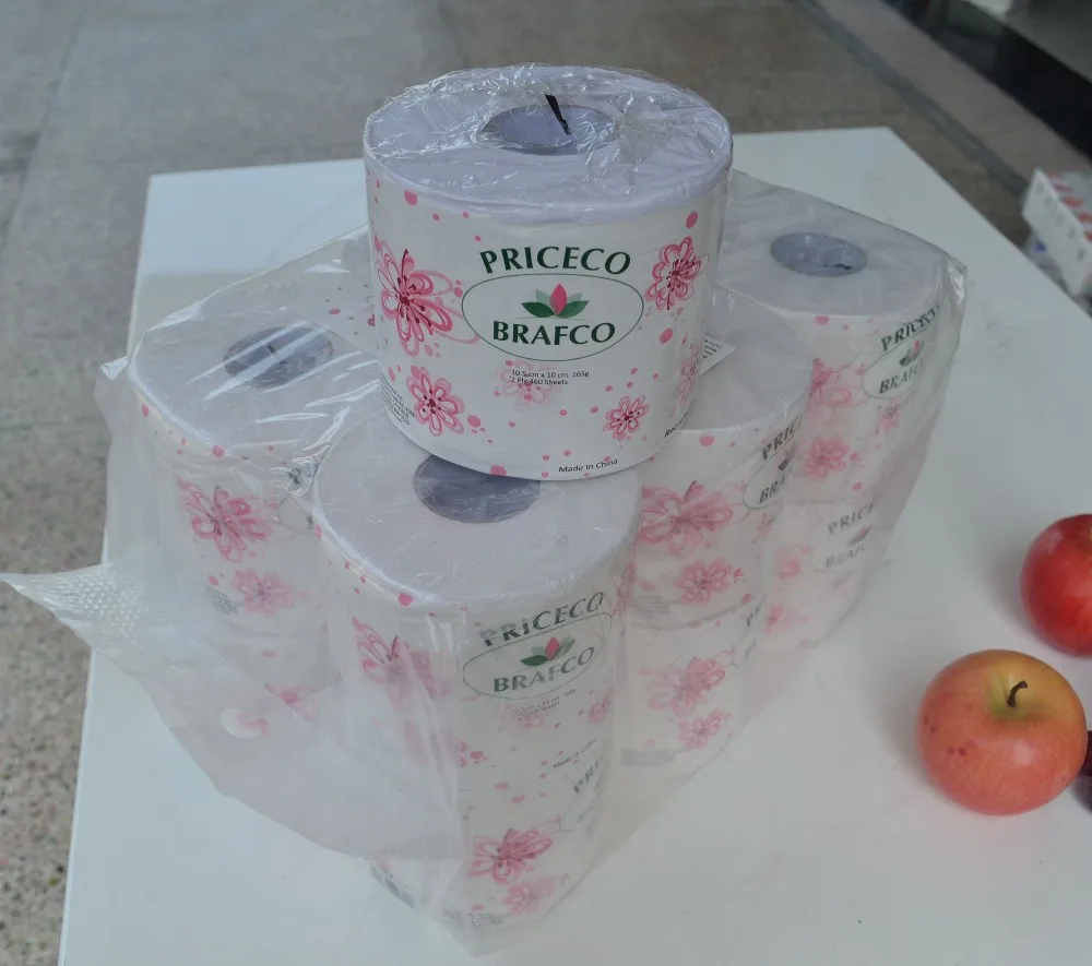 Manufacturer Embossed Toilet Paper/Individual Packing Toilet Tissue/Custom Design Printed Toilet Paper