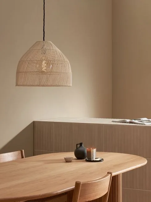 Handwoven Natural Rattan Lamp Shade Covers Indoor Bamboo Chandeliers Home Decor Living Room Asian Pendant Lights Wicker Style