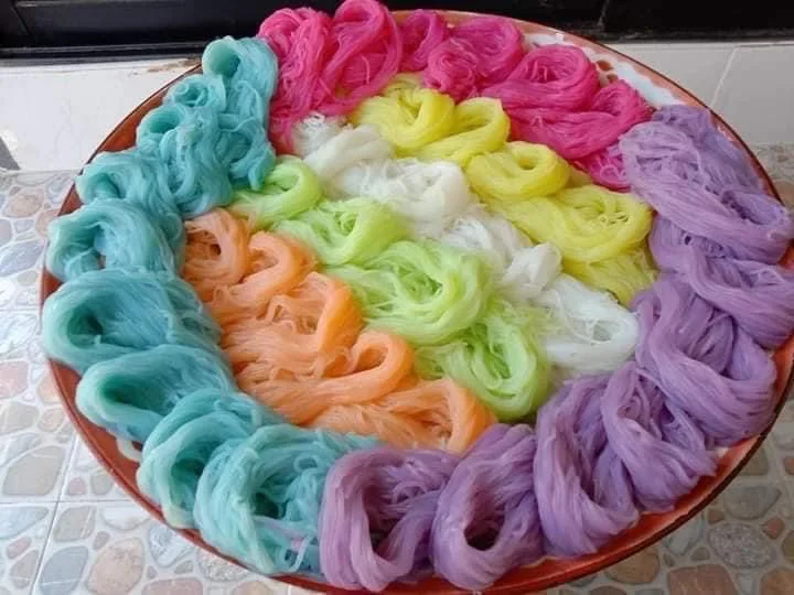 Duangjan тайские сушеные травяной рисовая лапша с 10 видов цветов из рисовой муки и тайскими травами