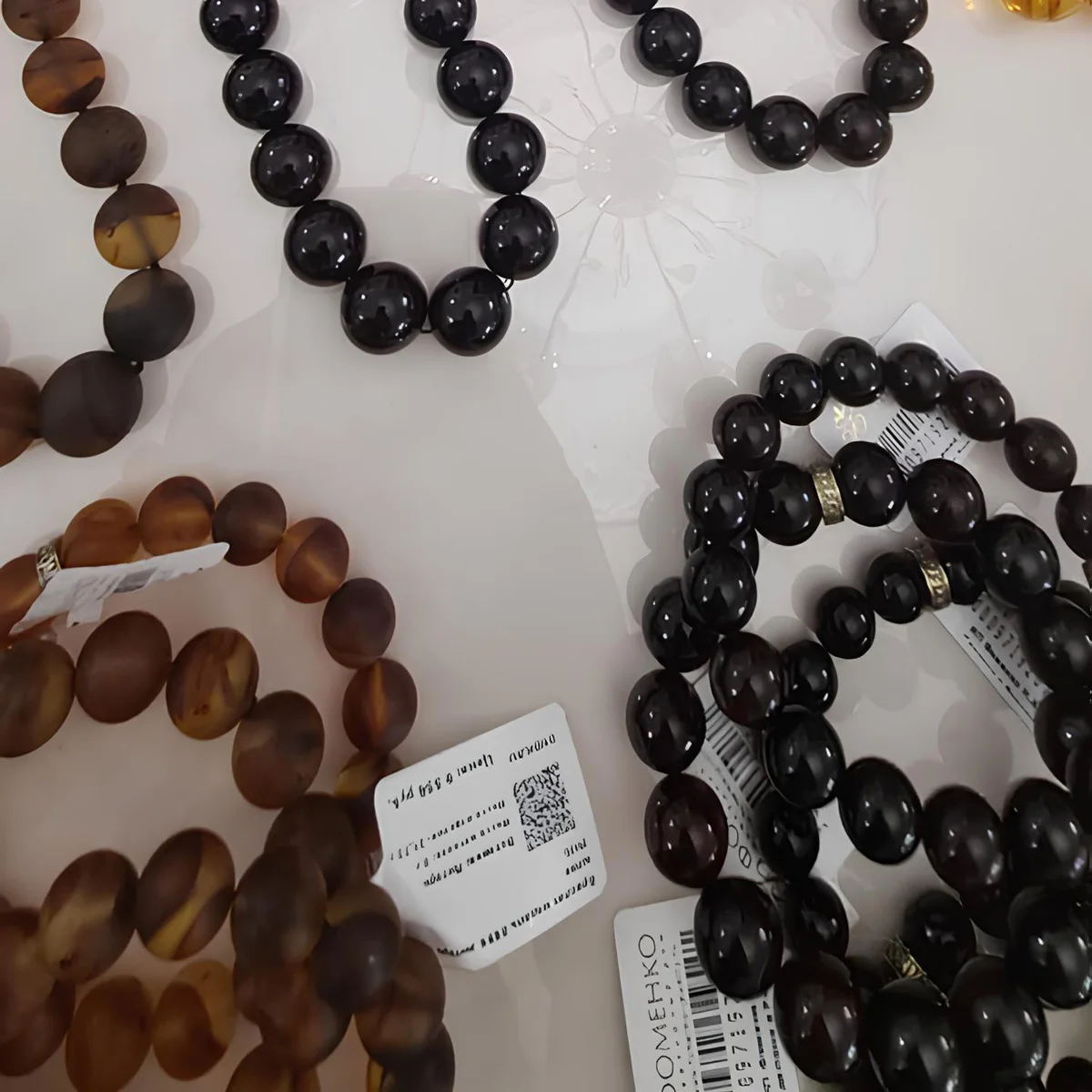 Amber necklaces