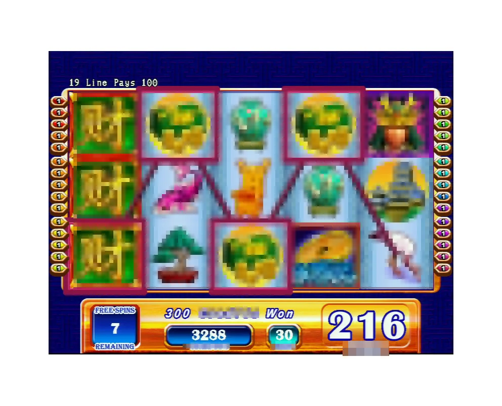 Samurai Master 30 line WMS NXT G1 game board arcade game machine tragamonedas WMS550 POG factory