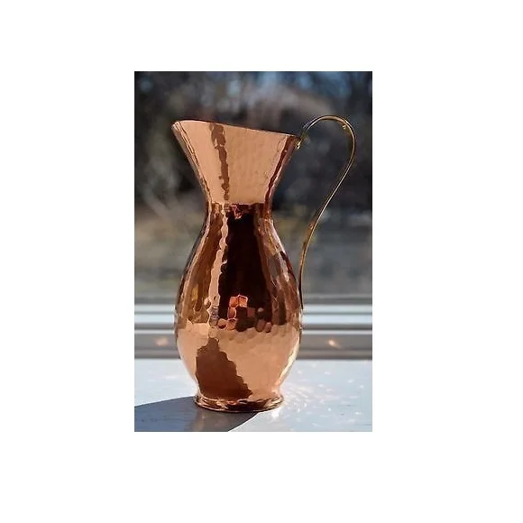 Top selling copper drinkware jug for home and restaurant water jug made of copper drinkware milk jug manufactured in India