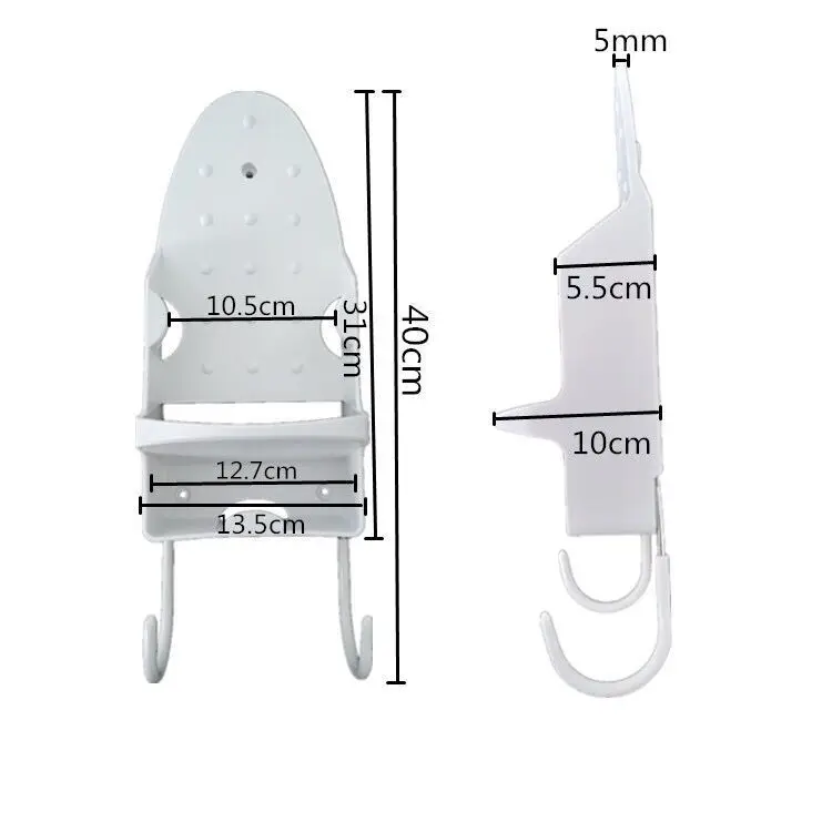 Hotel Room Supply Steam Iron Holder Wall Mount Heat Resistant Electric Ironing Board Hanger