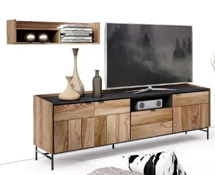 TV Cabinet Living Room Home Colorful Storage Furniture Factory Competitive Price Cabinet BKG Home Made in Vietnam