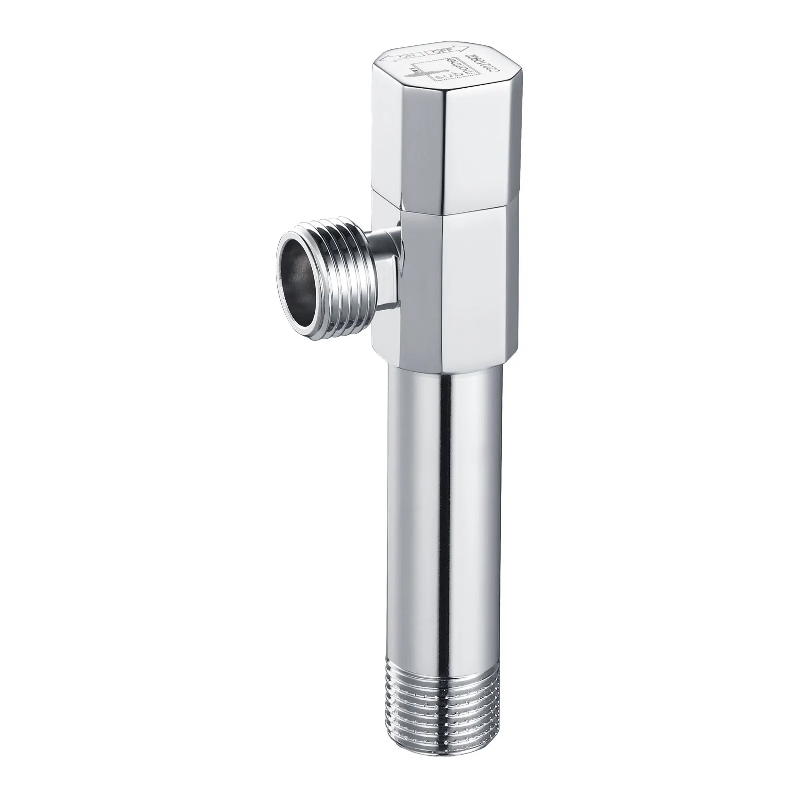 brass chrome-plated globe valve High flow and high quality valves are used in kitchen and bathroom angle valve