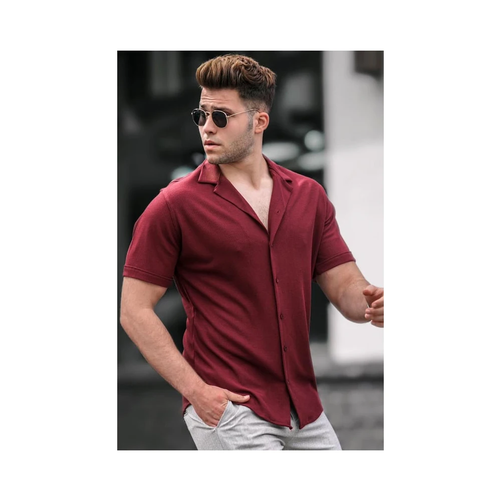 First Class Quality Men Shirt Short Sleeves Shirt From Turkey Manufacturer