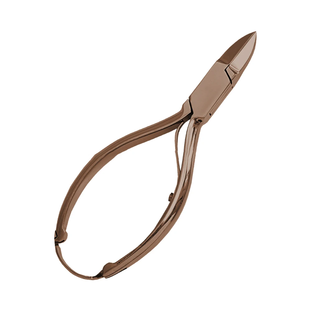 Beautiful Gold Nail Nipper Sharp Straight Blade Manicure Pedicure Salon OEM/ODM Customizable Professional Toenail Cutter