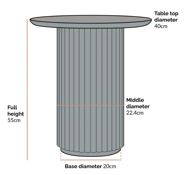 Luxury Modern Furniture Bedroom Living Room Sofa Side Coffee Round Wooden Oak Pedestal Side Table