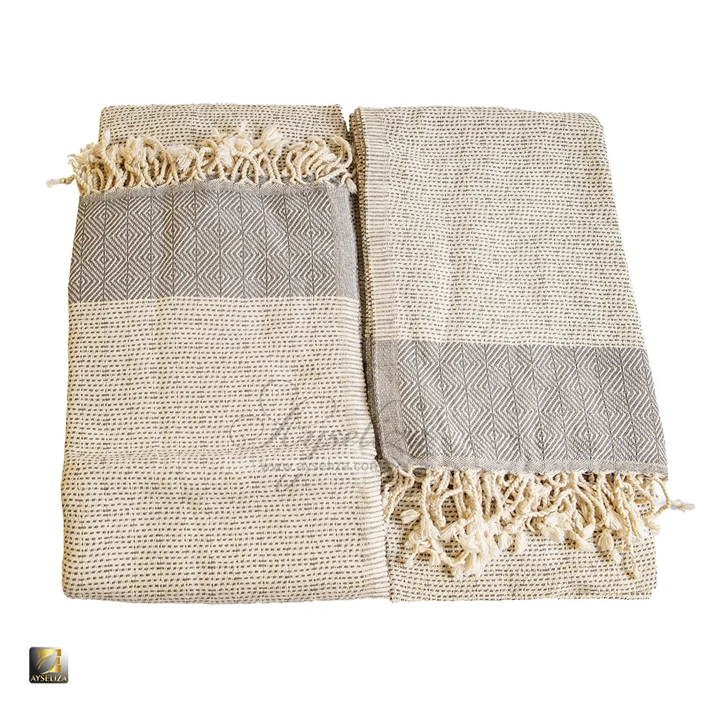 Turkish Bath Beach Towel Peshtemals 100 Cotton Wholesale Custom Private Logo Print or Embroidery Fabric Microfiber Superdry