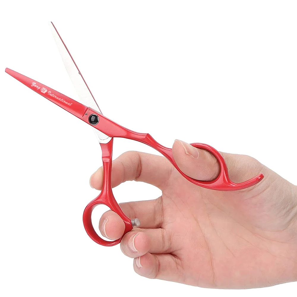 Hair Scissor Sand/black/purple/barber Pool Professional Stainless Steel Finish with Customized Barber Hair Cutting Scissors