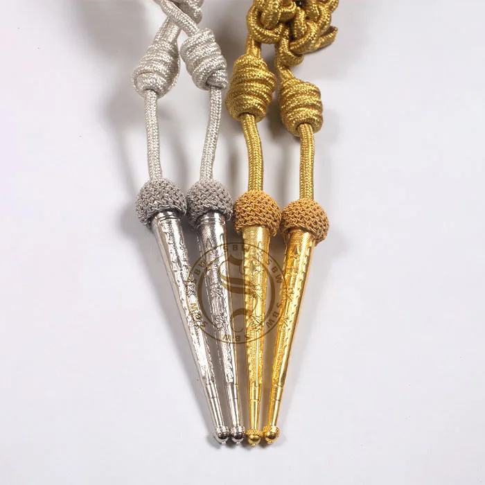 Regimental Cord Golden Uniform Dress Cord Aiguillette Shoulder for Uniforms | Where to buy fourragere for uniform decorations