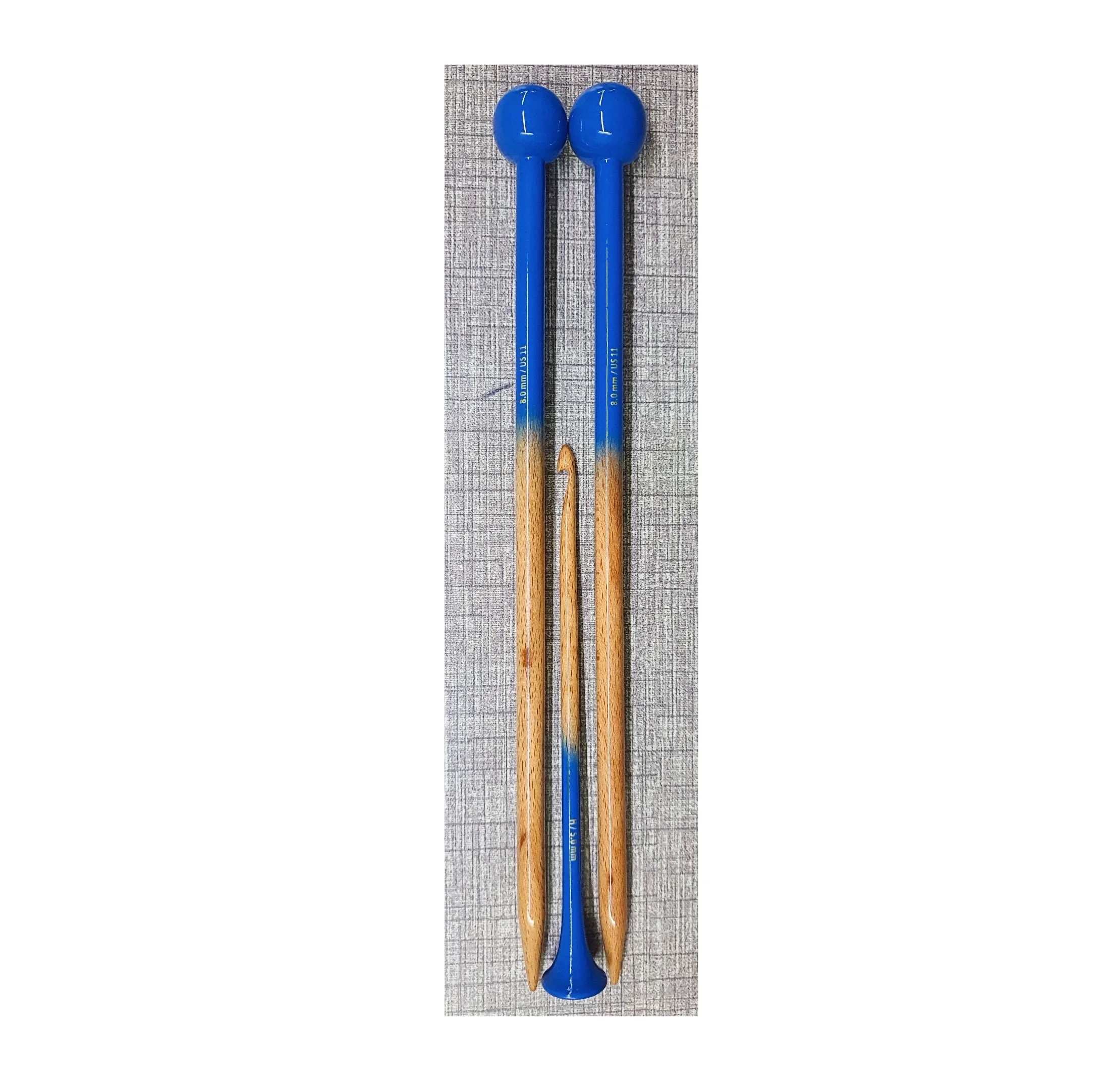 Manufacturer Wholesale Private Label Custom Knitting Needles 25 cm 8 mm wholesale Prices For Export From India