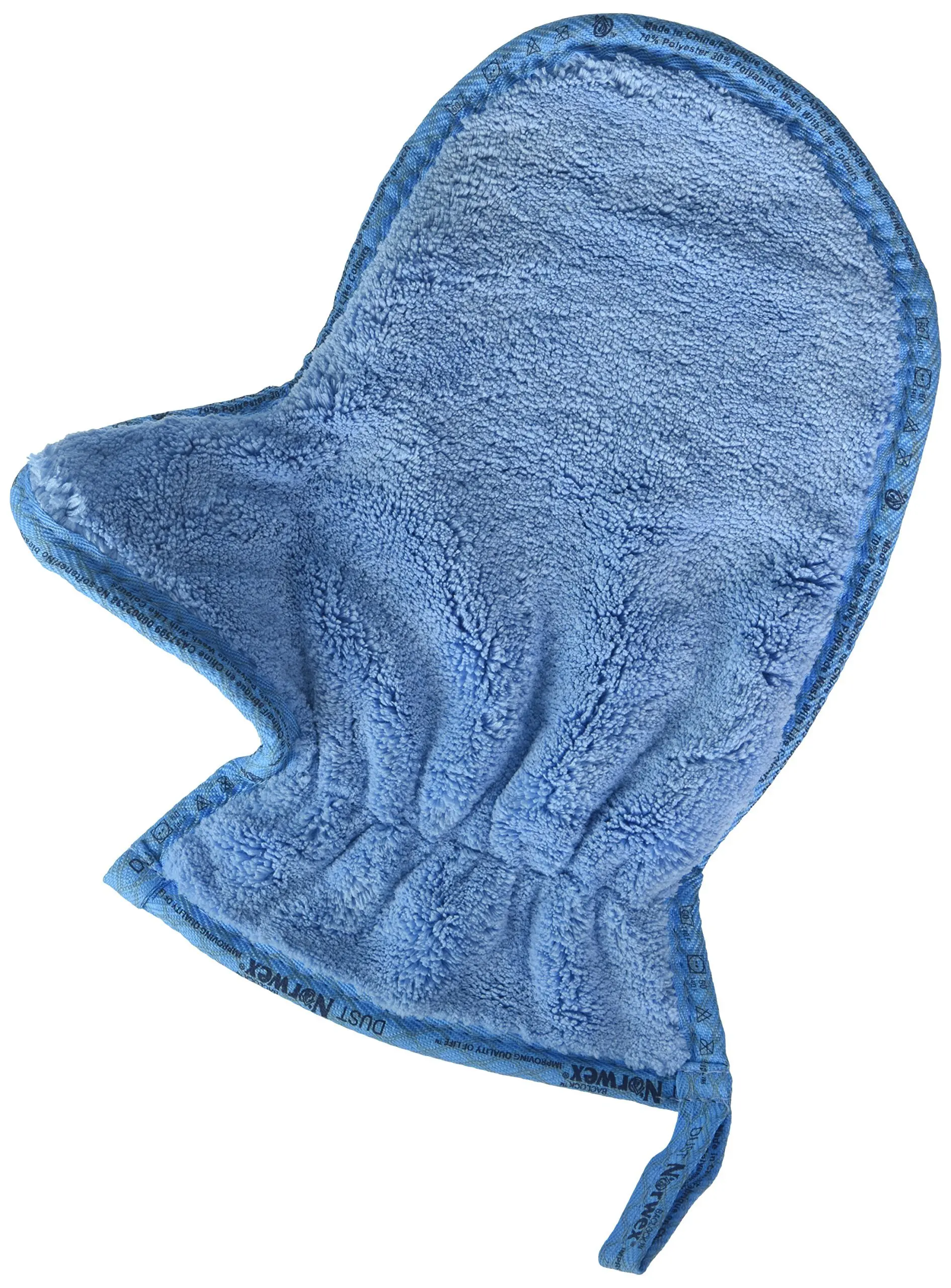 Microfiber Dusting Mitt (in Blue) cleaning cloth for table car household towels