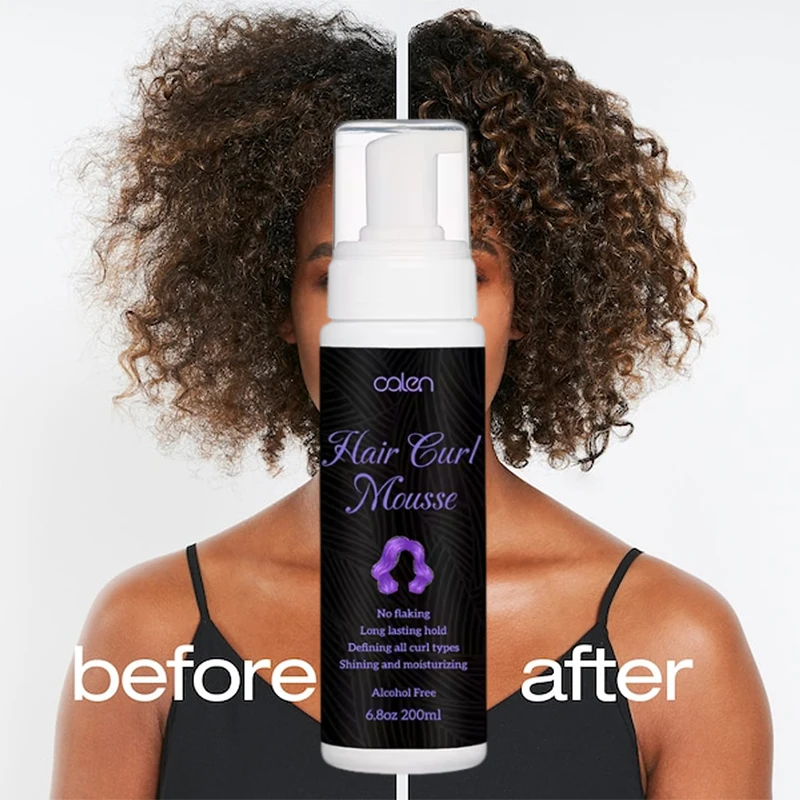 OEM/ODM Service No Frizz Sticky Resedule Long Standing Alcohol Free Hair Foam for Wig and Curl Mousse