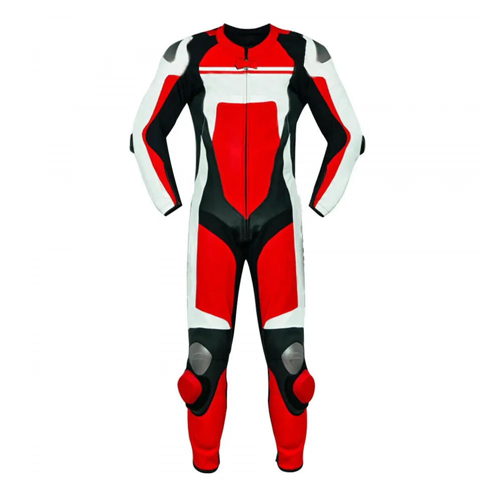 Breathable High Quality Customized Logo Printing Leather Material Outdoor Sports Wear Motorbike Suits