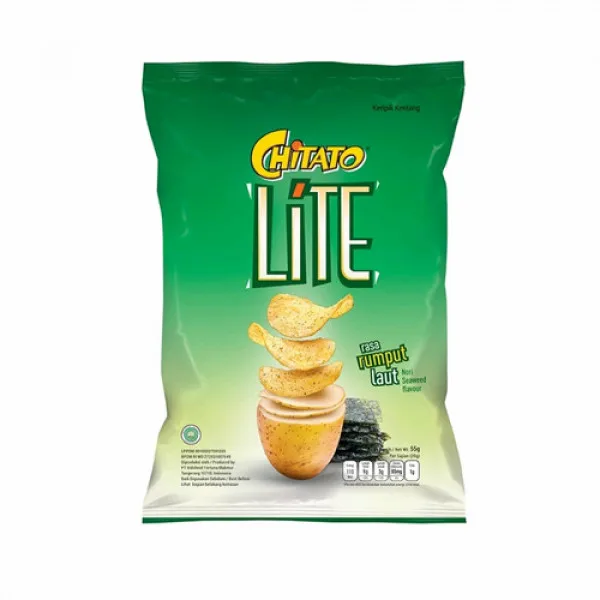 Wholesale Seaweed Snack Indonesian Sea Vegetable Chitato Lite Nori Seaweed 55gr
