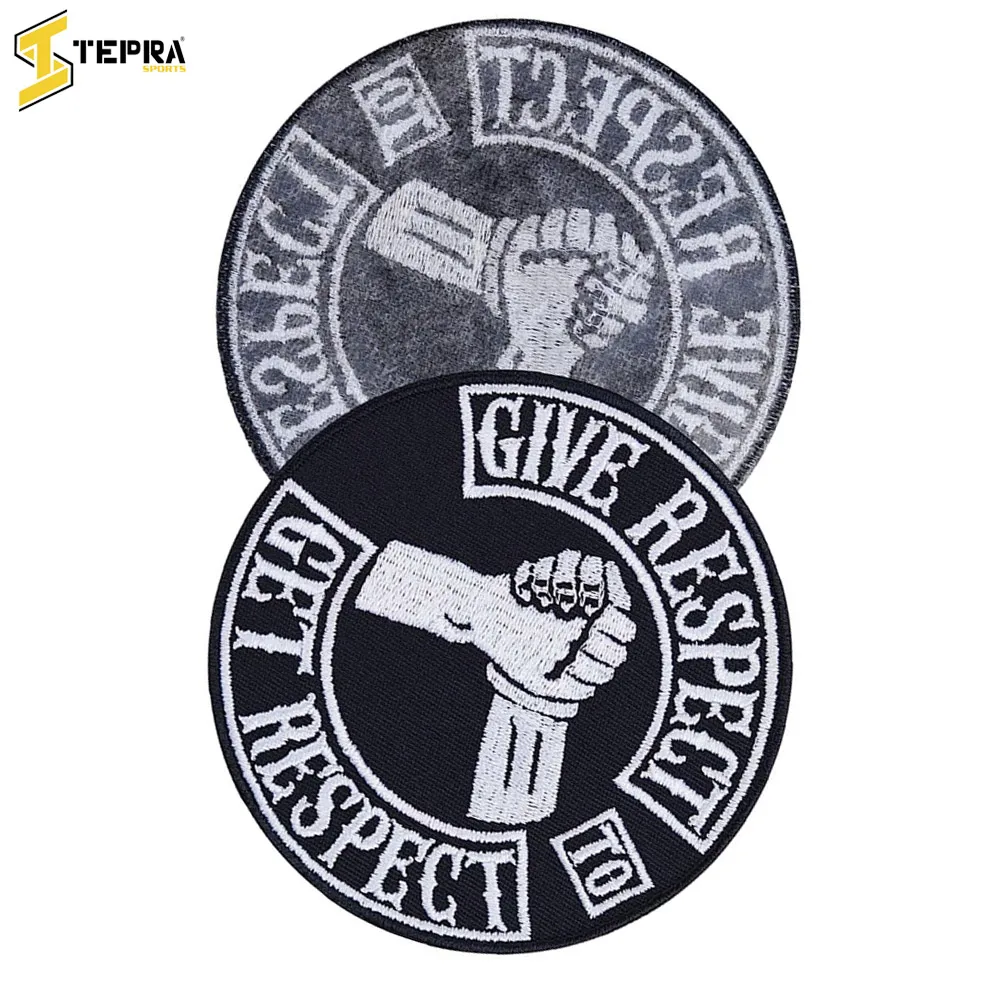 in Different Design Hand Made Newest Embroidery Patches by TEPRA SPORTS Make Your Own Product