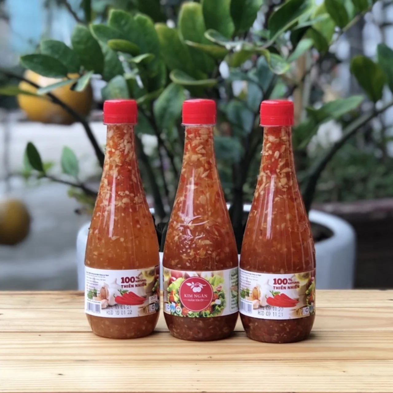 Vietnam manufacturer supply Cheap price OEM delicious CHILI GARLIC VINEGAR 450ml