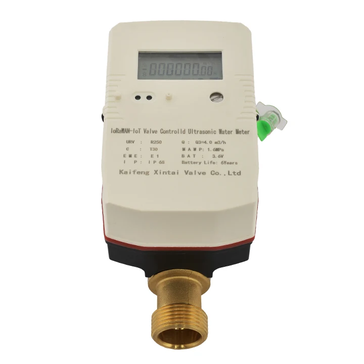 Цифровой 15 мм умный Modbus водомер DN15 беспроводной Lorawan Ультразвуковой счетчик воды с дистанционным