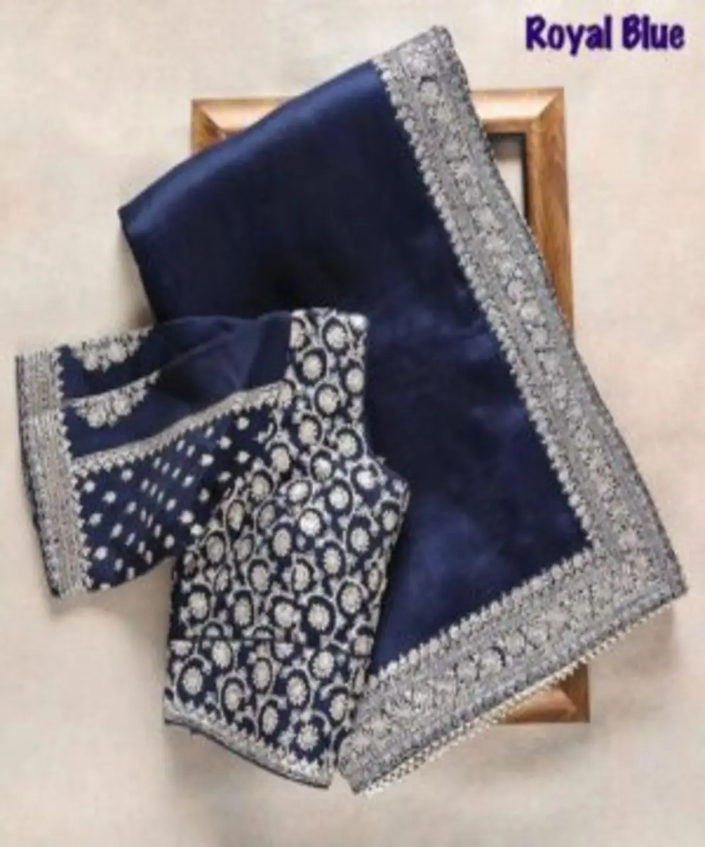 Designer Floral Georgette Gown: Party Wear Glamour for Evening Soirees Fashionable Net Chiffon Dupatta Elegant Embroidery