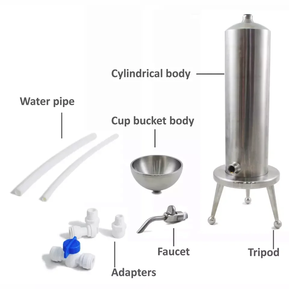 Stainless Steel Seamless Coiled Pipe Long-acting Hexagonal Structured Water Generator