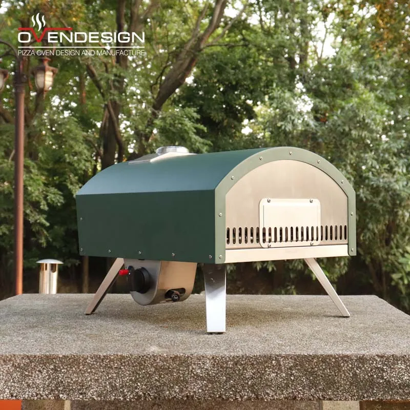 Overheat Protection portable outdoor garden kitchen stainless steel portable small Gas Pizza Oven