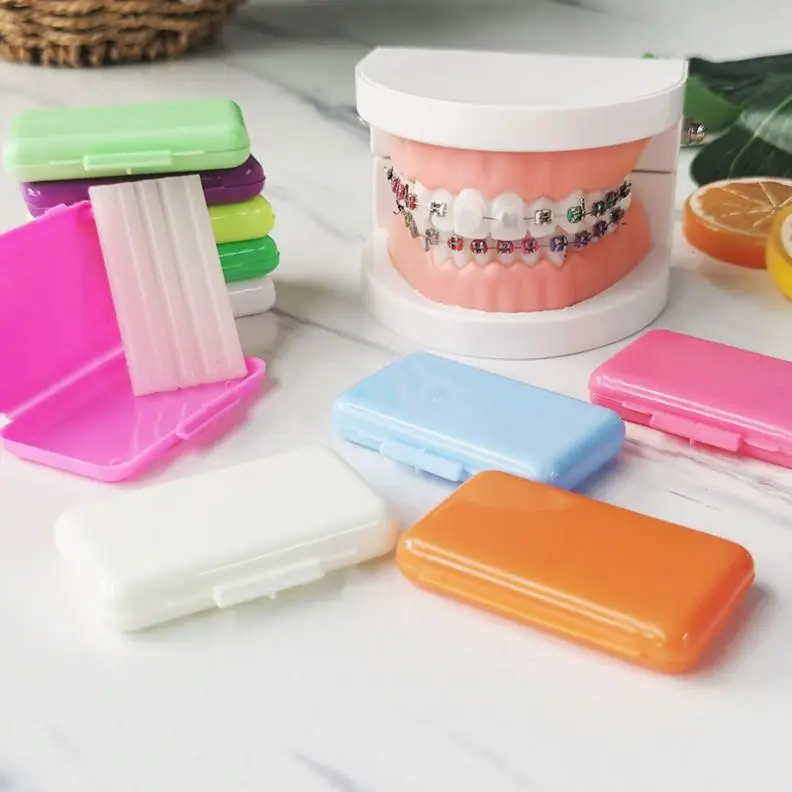 Portable Orthodontic Brackets Wax For Oral Care Fruit Flavor Dental Orthodontic Wax Braces Relief Wholesale